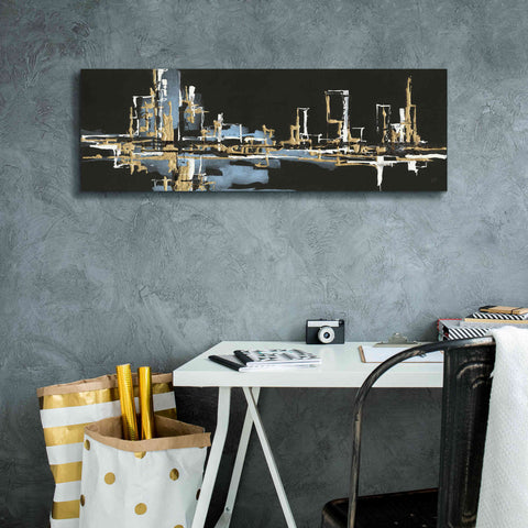 Image of 'Urban Gold VI' by Chris Paschke, Giclee Canvas Wall Art,36 x 12