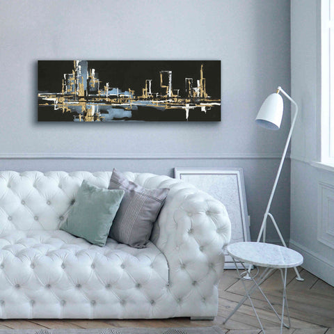 Image of 'Urban Gold VI' by Chris Paschke, Giclee Canvas Wall Art,60 x 20