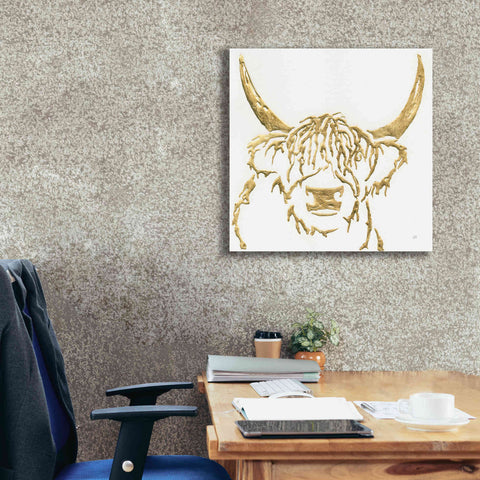 Image of 'Gilded Highlander I' by Chris Paschke, Giclee Canvas Wall Art,26 x 26