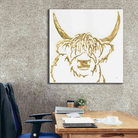 Image of 'Gilded Highlander I' by Chris Paschke, Giclee Canvas Wall Art,37 x 37