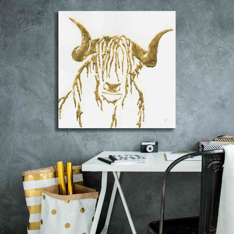 Image of 'Gilded Highlander II' by Chris Paschke, Giclee Canvas Wall Art,26 x 26