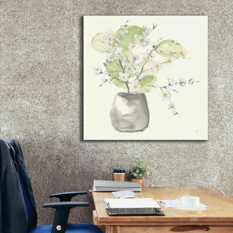 Image of 'Plant Blossom I' by Chris Paschke, Giclee Canvas Wall Art,37 x 37