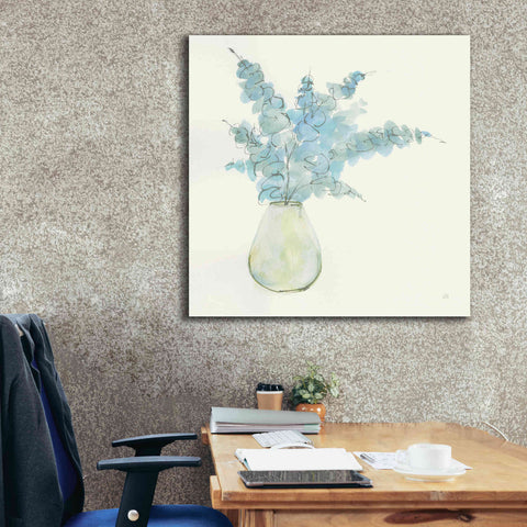 Image of 'Plant Eucalyptus II' by Chris Paschke, Giclee Canvas Wall Art,37 x 37