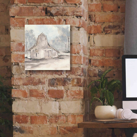 Image of 'Barn VI' by Chris Paschke, Giclee Canvas Wall Art,12 x 12