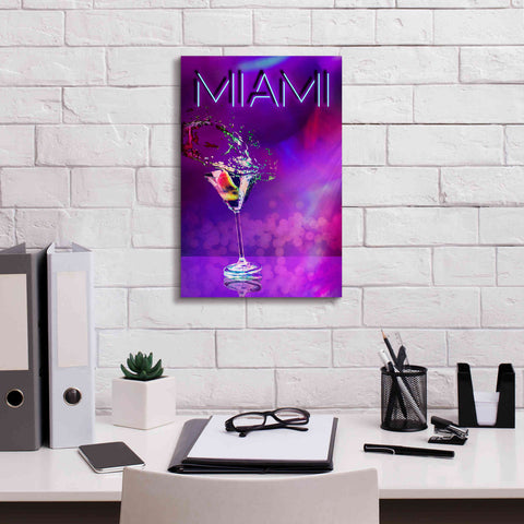 Image of 'Miami Party Night' by Andrea Haase, Giclee Canvas Wall Art,12 x 18