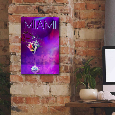 Image of 'Miami Party Night' by Andrea Haase, Giclee Canvas Wall Art,12 x 18