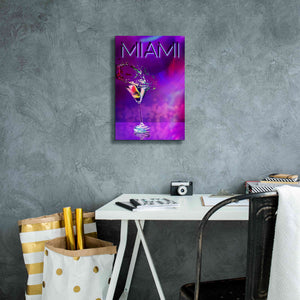'Miami Party Night' by Andrea Haase, Giclee Canvas Wall Art,12 x 18