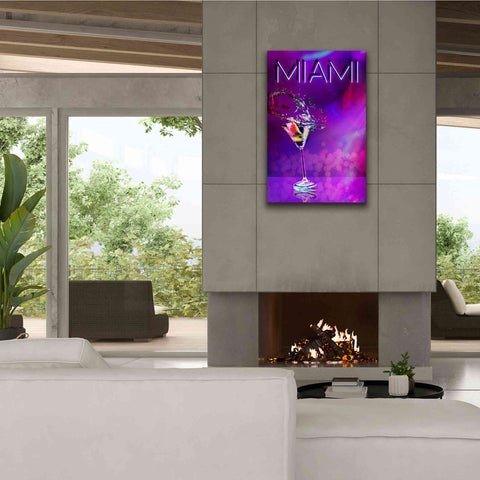 Image of 'Miami Party Night' by Andrea Haase, Giclee Canvas Wall Art,26 x 40