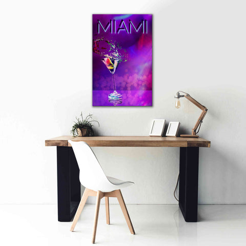 Image of 'Miami Party Night' by Andrea Haase, Giclee Canvas Wall Art,26 x 40