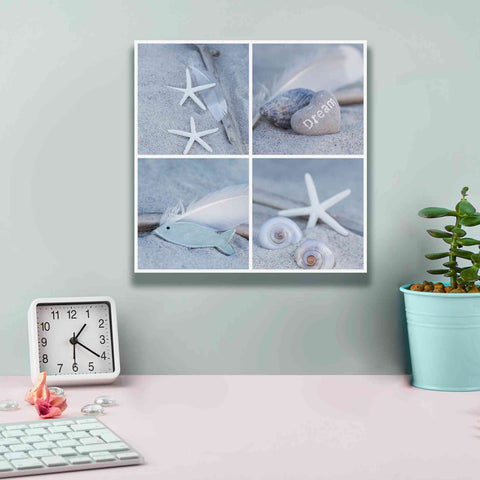 Image of 'Summer Beach Still Life Collage II' by Andrea Haase, Giclee Canvas Wall Art,12 x 12