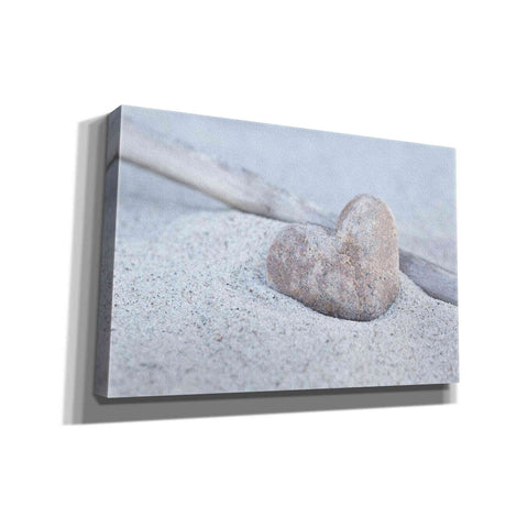 Image of 'Stone Heart Beach Still' by Andrea Haase, Giclee Canvas Wall Art