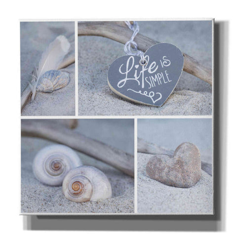 Image of 'Summer Beach Still Life Collage' by Andrea Haase, Giclee Canvas Wall Art