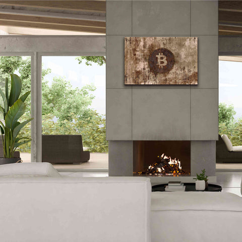 Image of 'Crypto Corrosion' by Andrea Haase, Giclee Canvas Wall Art,40 x 26
