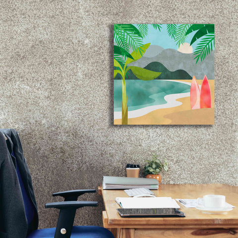 Image of 'Secret Surf Spot' by Andrea Haase, Giclee Canvas Wall Art,26 x 26