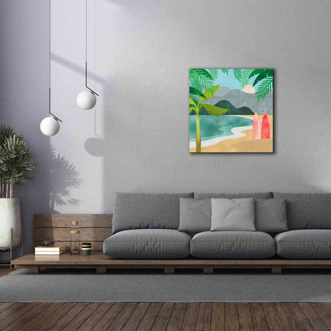 Image of 'Secret Surf Spot' by Andrea Haase, Giclee Canvas Wall Art,37 x 37