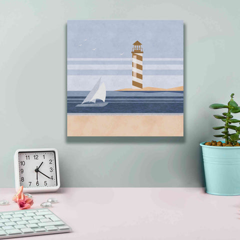 Image of 'cape Cod Lighthouse' by Andrea Haase, Giclee Canvas Wall Art,12 x 12