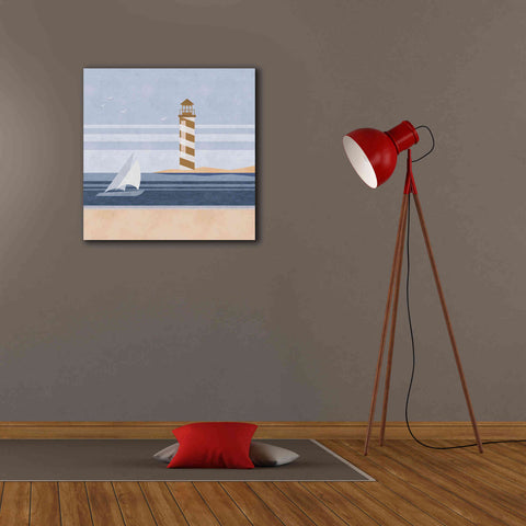 Image of 'cape Cod Lighthouse' by Andrea Haase, Giclee Canvas Wall Art,26 x 26