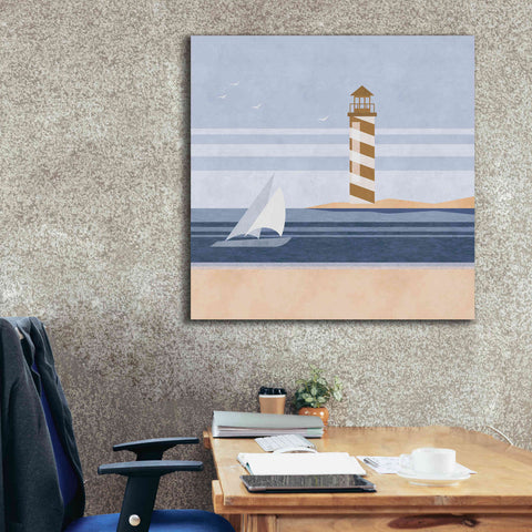 Image of 'cape Cod Lighthouse' by Andrea Haase, Giclee Canvas Wall Art,37 x 37