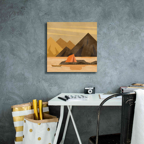 Image of 'Camping Adventure' by Andrea Haase, Giclee Canvas Wall Art,18 x 18