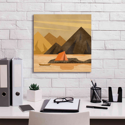 Image of 'Camping Adventure' by Andrea Haase, Giclee Canvas Wall Art,18 x 18