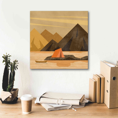 Image of 'Camping Adventure' by Andrea Haase, Giclee Canvas Wall Art,18 x 18