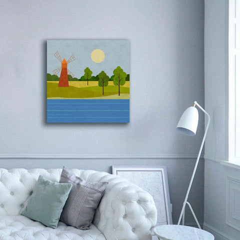 Image of 'The Old Windmill' by Andrea Haase, Giclee Canvas Wall Art,37 x 37