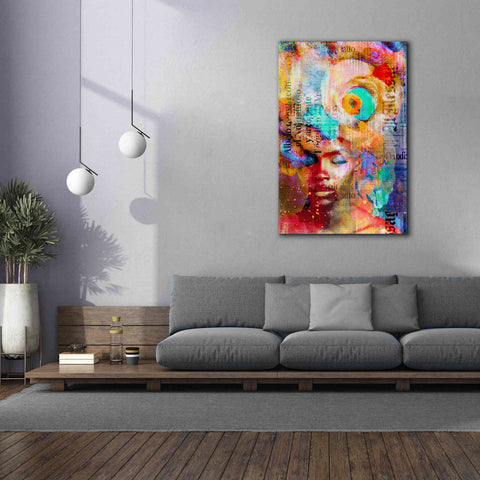 Image of 'New York City Girl' by Andrea Haase, Giclee Canvas Wall Art,40 x 60