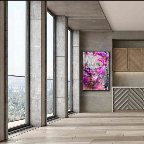 Image of 'New York City Girl Pink' by Andrea Haase, Giclee Canvas Wall Art,40 x 60