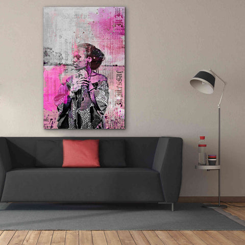 Image of 'Los Angeles City Girl Pink' by Andrea Haase, Giclee Canvas Wall Art,40 x 60