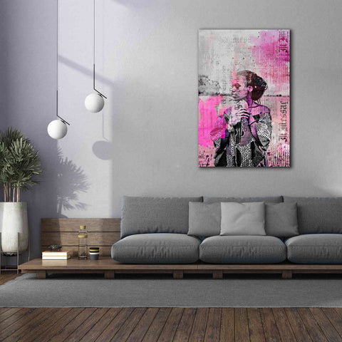Image of 'Los Angeles City Girl Pink' by Andrea Haase, Giclee Canvas Wall Art,40 x 60