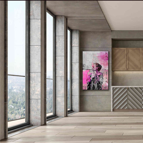 Image of 'Los Angeles City Girl Pink' by Andrea Haase, Giclee Canvas Wall Art,40 x 60