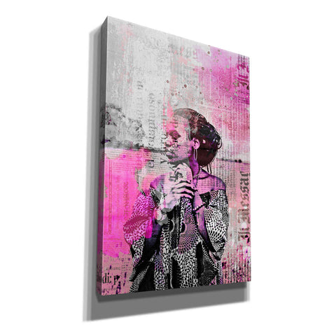Image of 'Los Angeles City Girl Pink' by Andrea Haase, Giclee Canvas Wall Art