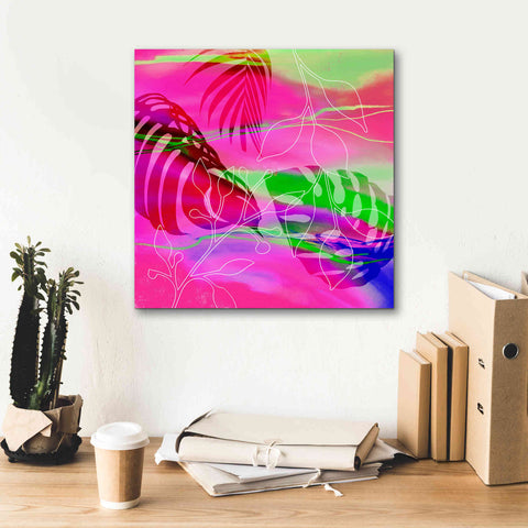 Image of 'Tropical Vibe' by Andrea Haase, Giclee Canvas Wall Art,18 x 18