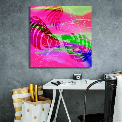 Image of 'Tropical Vibe' by Andrea Haase, Giclee Canvas Wall Art,26 x 26