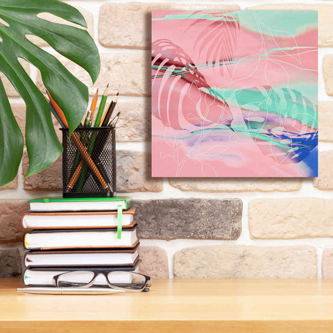 Image of 'Tropical Romance' by Andrea Haase, Giclee Canvas Wall Art,12 x 12