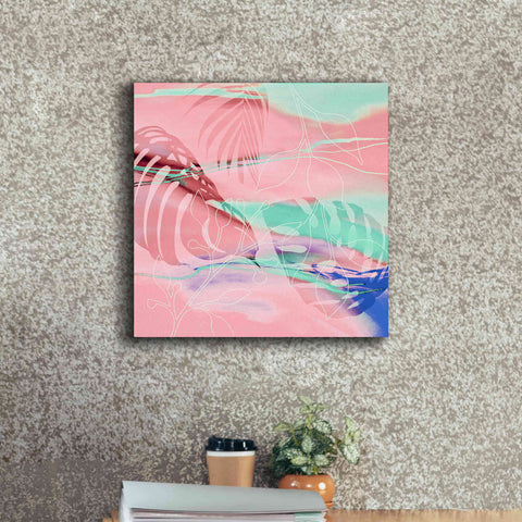 Image of 'Tropical Romance' by Andrea Haase, Giclee Canvas Wall Art,18 x 18