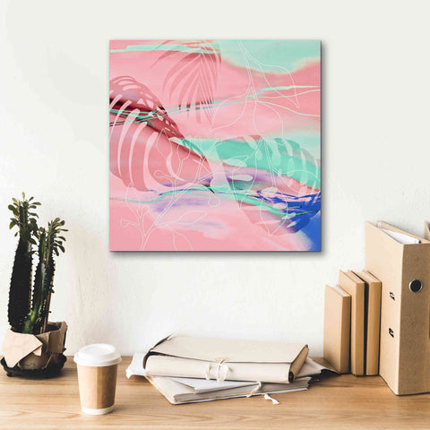 Image of 'Tropical Romance' by Andrea Haase, Giclee Canvas Wall Art,18 x 18