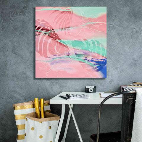 Image of 'Tropical Romance' by Andrea Haase, Giclee Canvas Wall Art,26 x 26