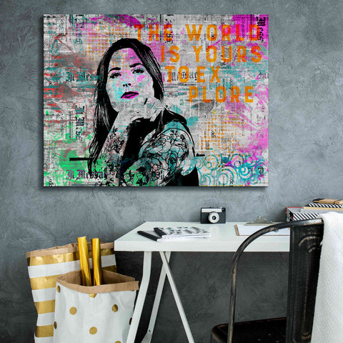 Image of 'Urban Living' by Andrea Haase, Giclee Canvas Wall Art,34 x 26