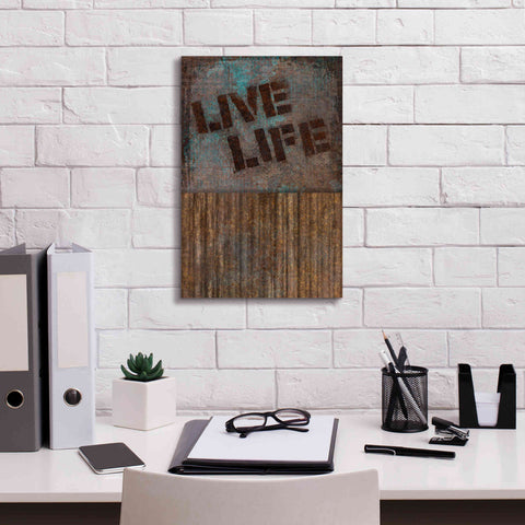 Image of 'Live Life' by Andrea Haase, Giclee Canvas Wall Art,12 x 18