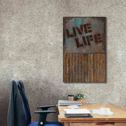 Image of 'Live Life' by Andrea Haase, Giclee Canvas Wall Art,26 x 40