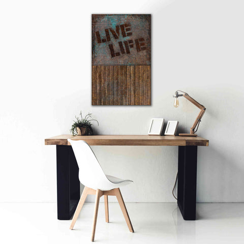 Image of 'Live Life' by Andrea Haase, Giclee Canvas Wall Art,26 x 40