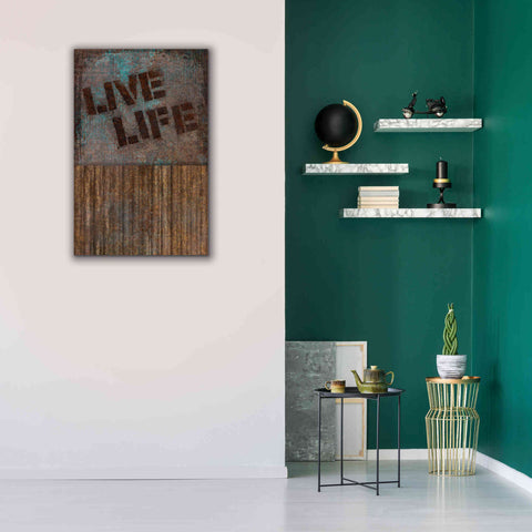 Image of 'Live Life' by Andrea Haase, Giclee Canvas Wall Art,26 x 40