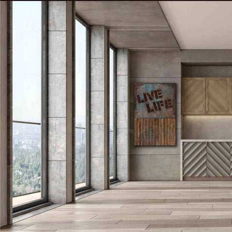 Image of 'Live Life' by Andrea Haase, Giclee Canvas Wall Art,40 x 60