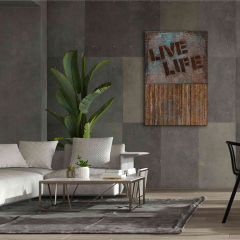 Image of 'Live Life' by Andrea Haase, Giclee Canvas Wall Art,40 x 60