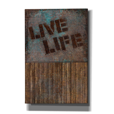 Image of 'Live Life' by Andrea Haase, Giclee Canvas Wall Art