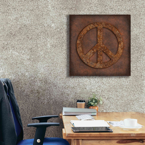 Image of 'Rusted Peace ' by Andrea Haase, Giclee Canvas Wall Art,26 x 26