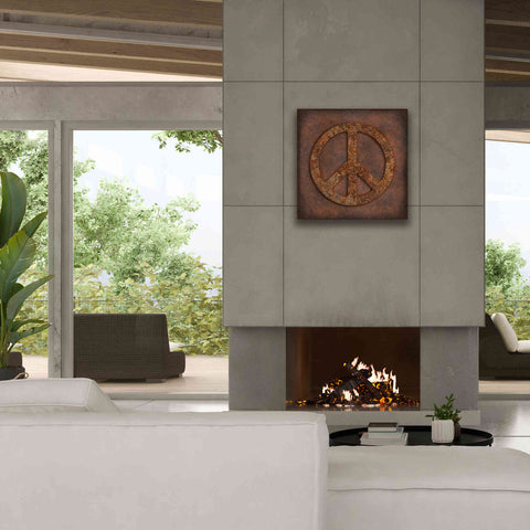 Image of 'Rusted Peace ' by Andrea Haase, Giclee Canvas Wall Art,26 x 26