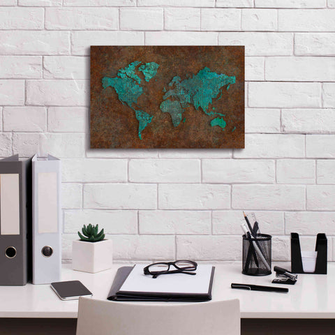 Image of 'Rusted World' by Andrea Haase, Giclee Canvas Wall Art,18 x 12