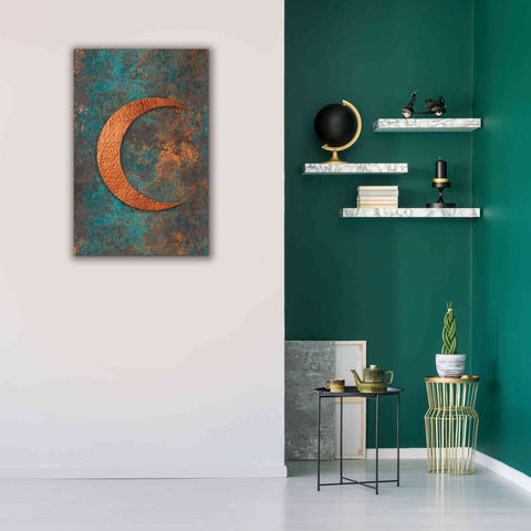 Image of 'Moon Symbiosis Of Rust And Copper' by Andrea Haase, Giclee Canvas Wall Art,26 x 40